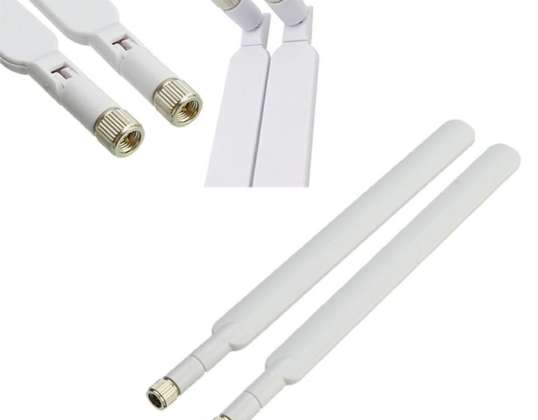AK115B 2 x antenne lte sma routeur blanc