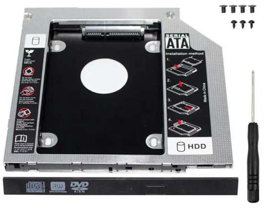 AK184B rekesz 2.5hdd 9.5mm SATA SSD