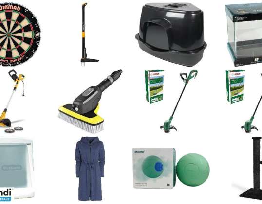 Lot de 1353 unités de divers produits   Retours clients fonctionnel...