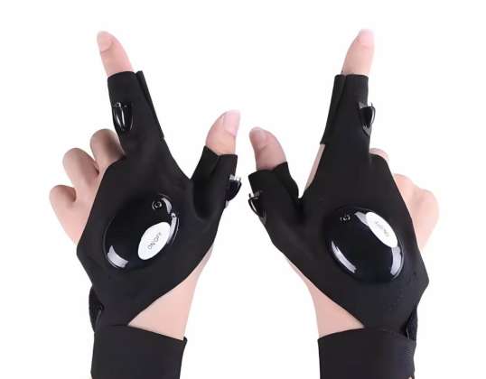 DA391 Handschuhe led mit Taschenlampe 2 Stück