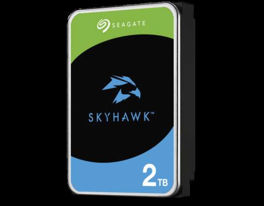 LEC ST2000VX015 Seagate Skyhawk 2TB 3,5&quot; 64MB overvåkingsstasjon