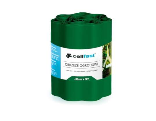 Hullámos szegély 20cm x 9m Cellfast sötétzöld