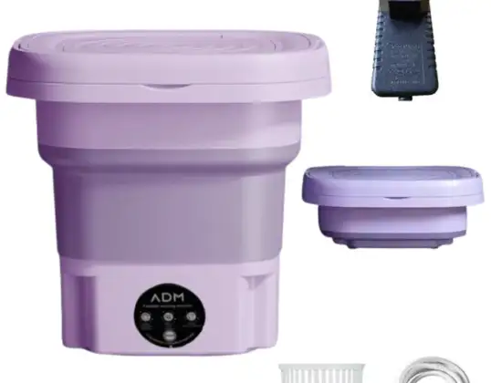 ADM Portable Folding Mini Washing Machine- different colours, SKU: 7021(Stock in PL)