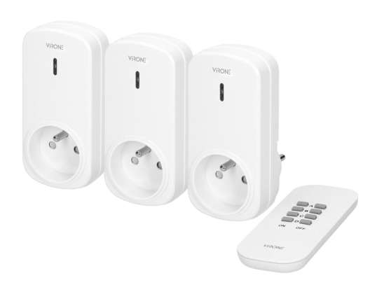 Set de prises sans fil contrôlées par télécommande 3 1
