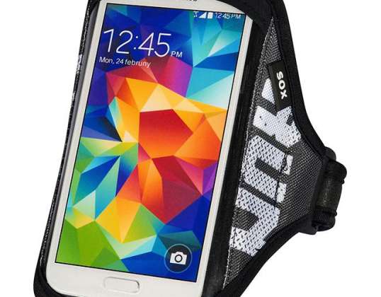 SOX sport karszalag okostelefonhoz RUN AWAY L/XL 30 40cm fekete