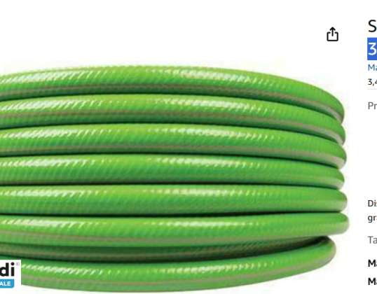 Tuyau arrosage vert PVC renforcé 30 m