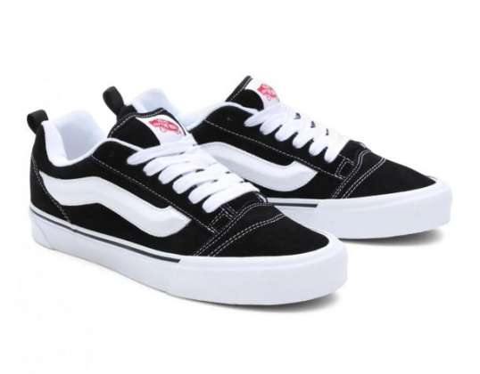 Buty męskie Vans Knu Skool kolor: Black White - VN0009QC6BT