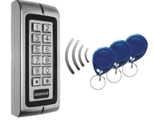 Serrure à combinaison hermétique avec une carte de proximité et un lecteur de porte-clés. Indice de protection IP68