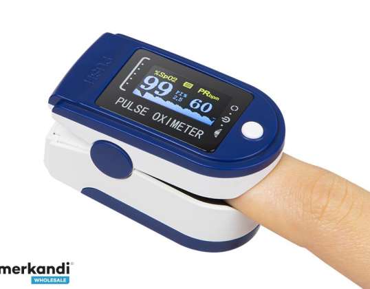 51 760# Fingerpulsoximeter Pulsmesser Pulsmesser c101h1 blau'
