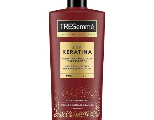 TRESemmé Shampooing Onctueux à la Kératine 685 ml | Avec de la kératine pour des cheveux lisses et doux | Grossiste