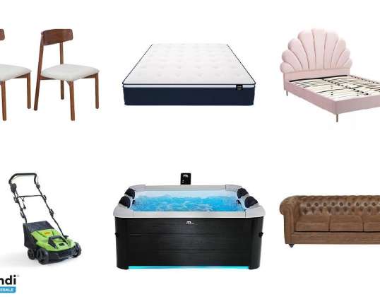 Lot de 65 unités de Mobilier   Retours clients fonctionnels