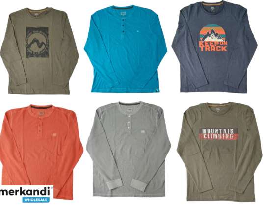 Camel Men's T Shirts Long Sleeve Defective