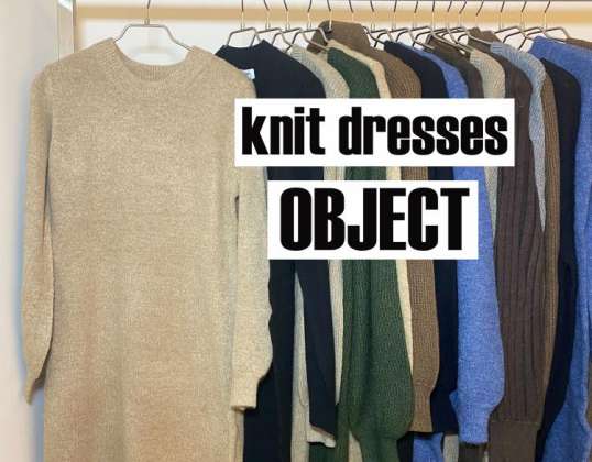 OBJECT Φθινόπωρο Χειμώνας Γυναικεία Πλεκτά Φορέματα