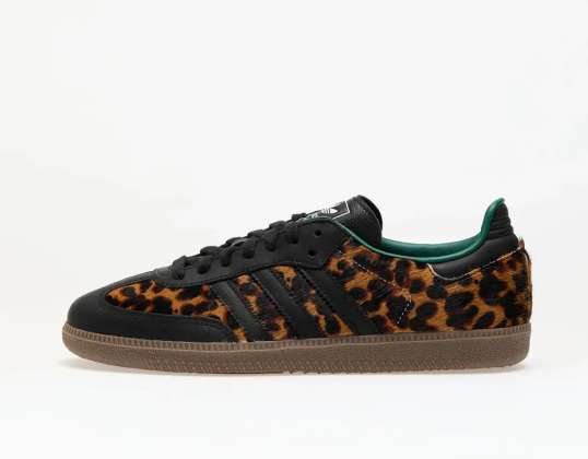 Γυναικεία Παπούτσια Adidas Samba OG Black Green Leopard (Women&amp;#039; ιθ) - JI2735