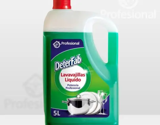 Gel vaisselle | Marque Deterfab | Lave-vaisselle liquide 5 L