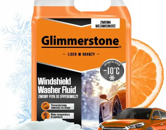 Liquide lave glace hiver - orange fraîche ETHANOL -10C - Nous créons nos propres marques !