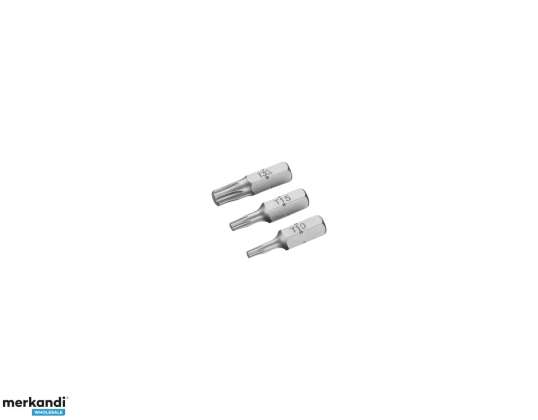 Torx vidalama uç seti t10.t15.t30/25  3 adet.