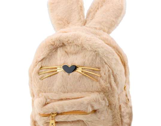 Sac à dos enfant beige 20x22x7cm