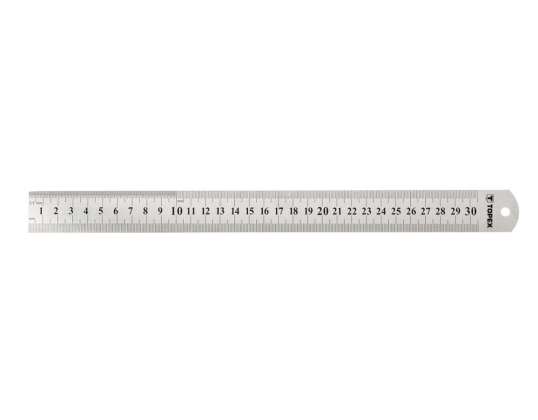 TOP 31C030 Règle linéaire 30 cm. acier inoxydable