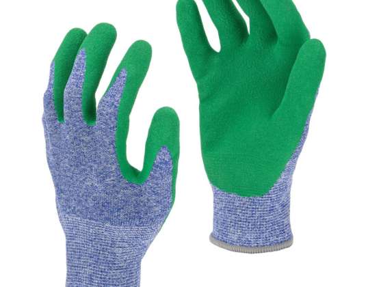 Gants latex ciel. herbe. L212608P. carte. « 8 ». Après Jésus-Christ. Lahti