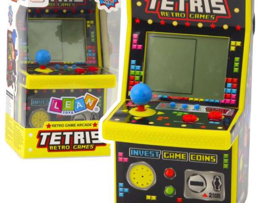 Mini Tetris Retro Spilleautomat 49 Spil 1676 Niveauer Gul