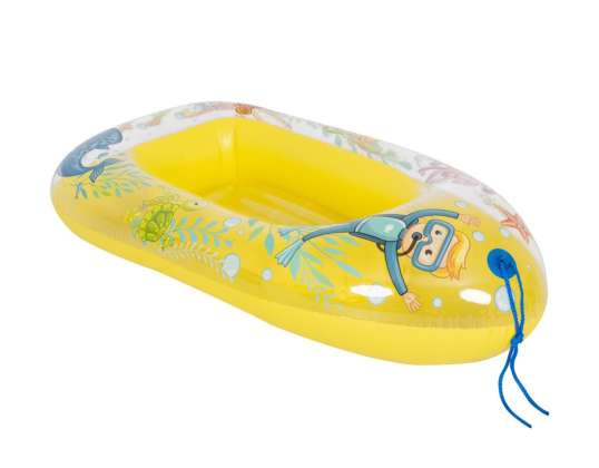 LEC 37593 2 Aufblasbares Poolboot SUNCLUB gelb
