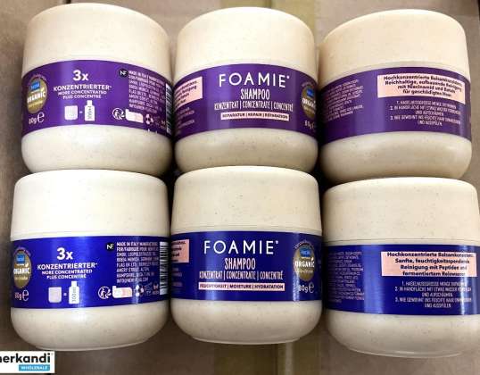 FOAMIE Shampoo Konzentrat Moisture / Repair, Organic, made in Italy, Großhandel, Restposten, A-Ware