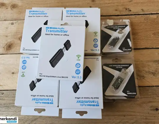 Liquidations ! Lot de 17 Émetteurs USB Audio Sans Fil – Bluetooth 5.3
