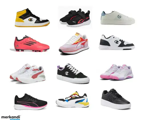 Adidas, Puma, Tacchini, Champion Mix Skopakke - 300p... DE18604