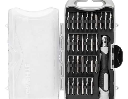 Precision bit set 28 mm with magnetic holder 100 mm. 31 pcs.