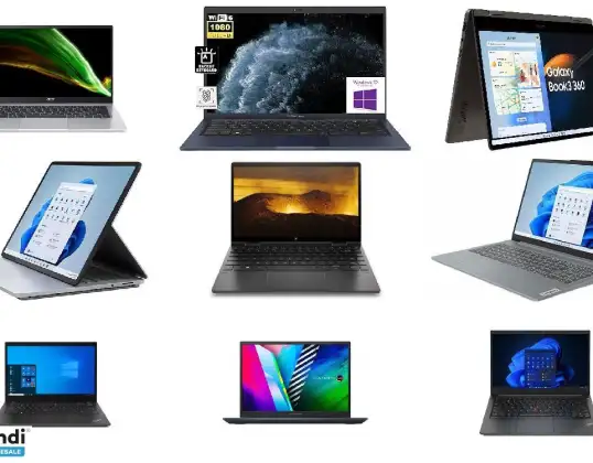 Lot de 110 unités de Pc portable   Occasion fonctionnel