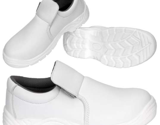 Arbeitsschuhe Sicherheitsschuhe S2 WEIß KOCHSCHUHE KÜCHENSCHUHE KOCH Sicherheitsschuh (BPWHITE_37)