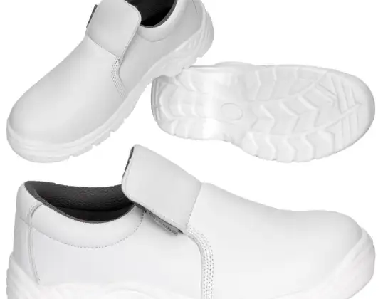 Arbeitsschuhe Sicherheitsschuhe S2 WEIß KOCHSCHUHE KÜCHENSCHUHE KOCH Sicherheitsschuh (BPWHITE_38)