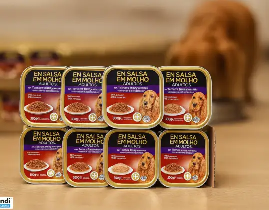 250 kg Delikuit Hundefutter für Erwachsene mit Rind, Pute &amp;amp; Gemüse, Nassfutter, Tiernahrung, Großhandel Restposten