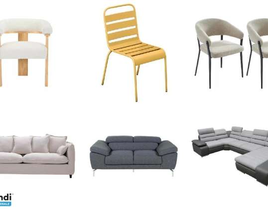 Lot de 35 unités de Mobilier   Retour client fonctionnel