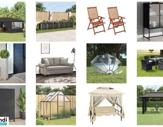 Lot de 443 unités Mobilier et Autres   Non testé
