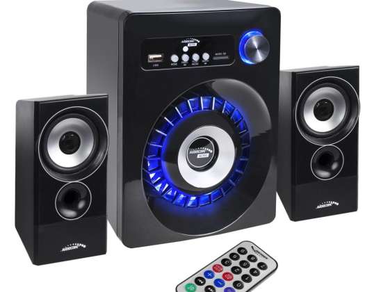 Zestaw głośników Bluetooth 2.1 Audiocore. radio FM. wejście kart TF. AUX. zasilanie USB. AC910