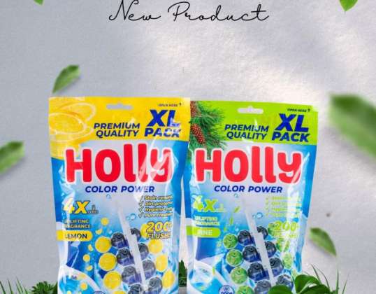 Holly Color Power Toalett Balls,Freshness that radiates power!