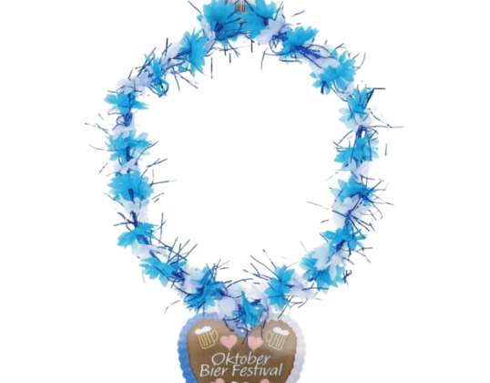 Hawai slinger Oktoberfest hart met Tekst &amp;quot;Oktober Bier Festival&amp;quot; 30 cm met