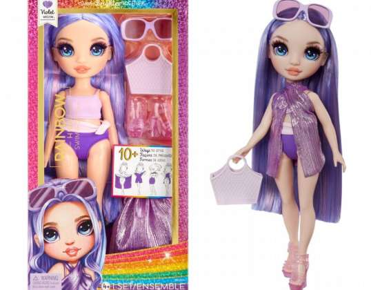 Regenboog hoge zwemstijl violette pop