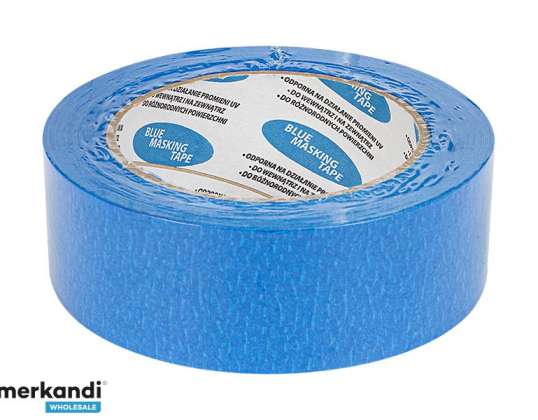 54 032# Cinta adhesiva de papel 38x50m azul