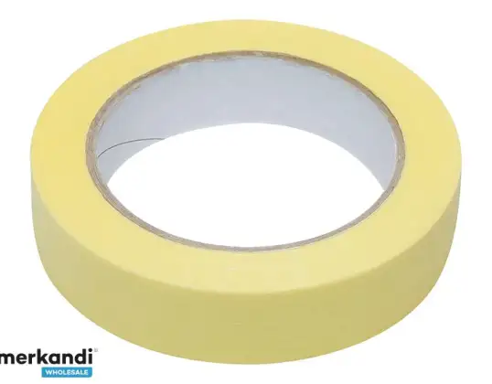 9143# Cinta adhesiva de papel 25x50m amarillo