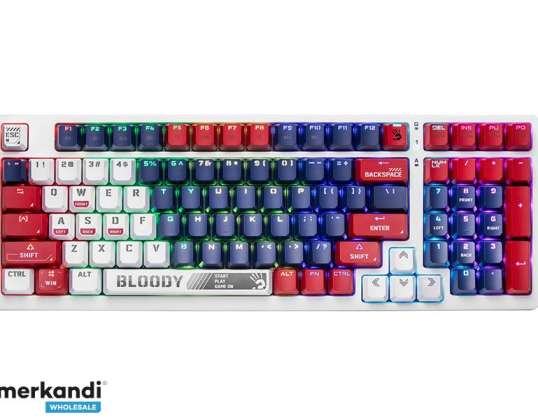 A4TECH BLOODY S98 USB Спортивный Темно-синий BLMS Red Plus Переключатели Механическая клавиатура