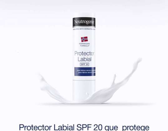 Bálsamo labial Neutrogena (4,8 g) para labios agrietados.