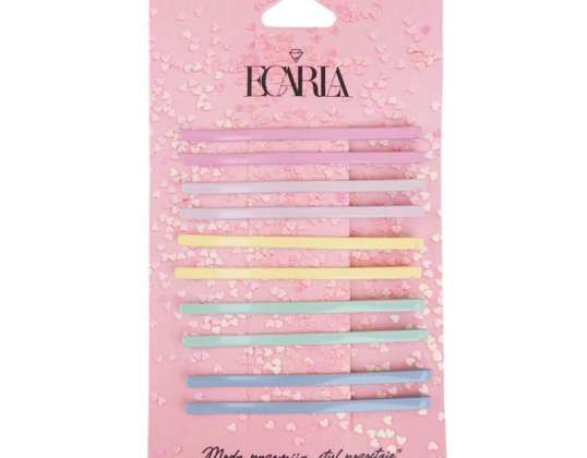 Juego de 10 pinzas para el cabello, pasadores, minimalista, mate SP358