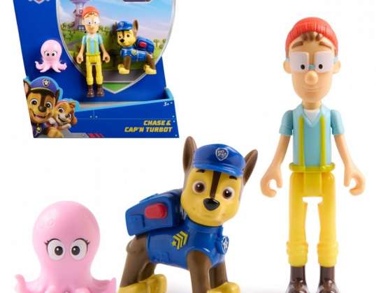 Juego de figuras de persecución de la patrulla canina