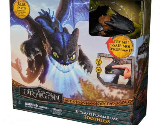 Figura Cómo entrenar a tu dragón Chimuelo Película y explosión de plasma