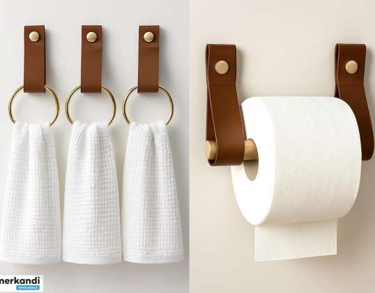 300 Stk. FIBOA Badezimmer Zubehör, Handtuchhalter, Toilettenpapierhalter, Haushaltswaren, Großhandel Restposten