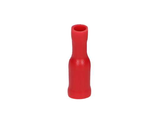 Vollständig isolierter Stecker. maximaler Querschnitt 1mm?. Breite 6,3 mm. 100 Stk.