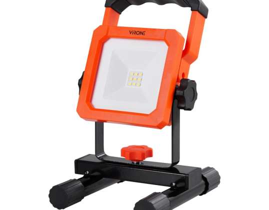 NOVA LED 9W. Přenosný světlomet s baterií. 700lm. IP54. 4000K. 1800mAh